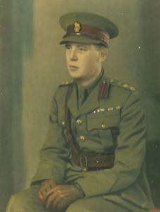 Portrait of Lionel Whitby in military uniform during the Second World War