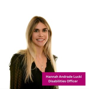 Hannah Andrade Lucki, MCR Disabilities Officer