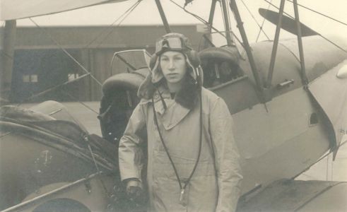 Harry in training at Elmdon aerodome, Aug. 1940 (DCPP/DOO/1/4)
