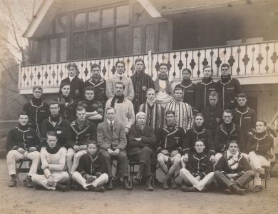 Downing College rowers, October 1908