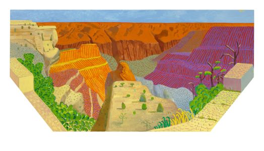 David Hockney "Grand Canyon I" 2017