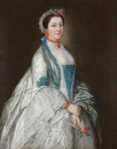 Portrait of Lady Margaret Downing, wife of Sir Jacob Downing, 4th Bt by Thomas Gainsborough (Downing College collection)