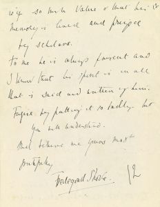 Letter from Fredegond Shove, 18 May 1921, re the naming of the Society in her father's memory (DCCS/4/5/3/1)