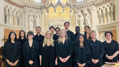 Sea, Salmon, and Sword-fights: The 2026 Downing Chapel Choir Tour