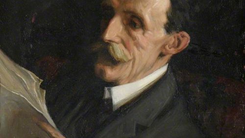 Portrait of Frederic William Maitland, Professor of Law (1850-1906) by Beatrice Lock (1880-1913) The Master, Fellows, and Scholars of Downing College in the University of Cambridge
